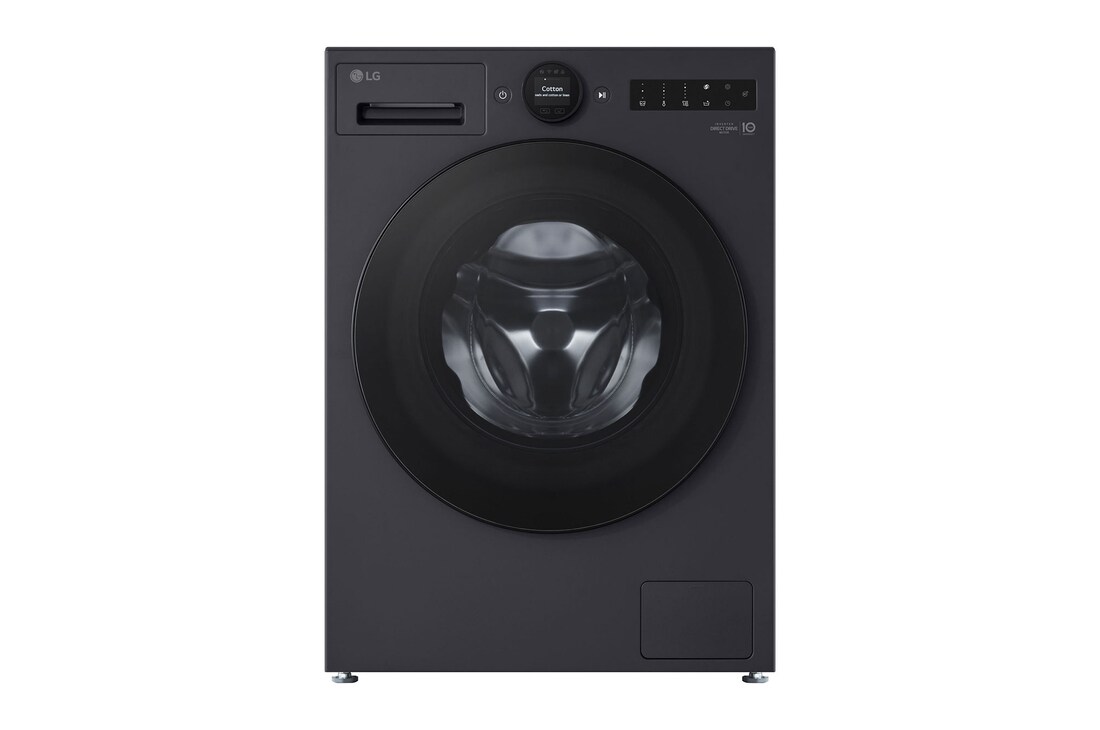 Vooraanzicht van 11kg Wasmachine F4WX801YB Zwart | AI DD™ | Steam™ | TurboWash™