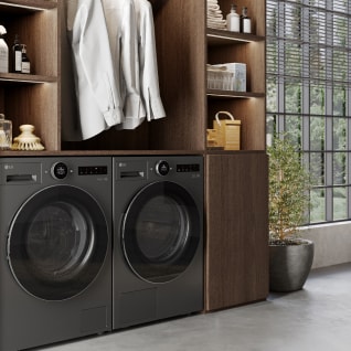 front loading washing machine product category page 2024 vx a new way to care for your laundry life black combo