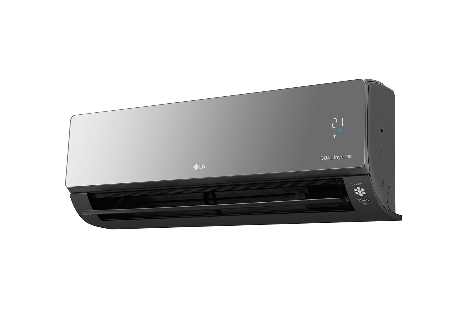 LG 2.5kW, ARTCOOL Airconditioning - Mirror. Dual Inverter HeatPump met stijlvol design, DUAL Inverter en Uvnano™, AC09BK
