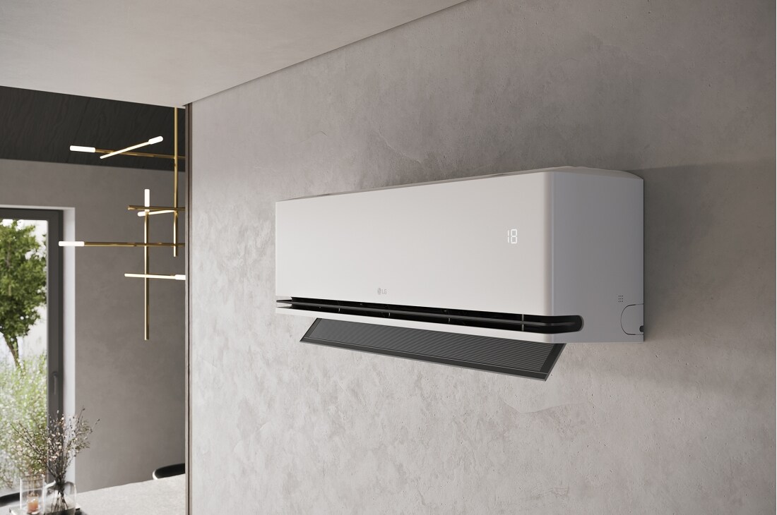 LG 6.6kW, DUALCOOL Deluxe Airconditioning, Dual Inverter HeatPump, stijlvol design en comfortabele luchtstroom, H24S1D