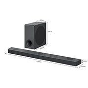 LG Soundbar voor TV met Dolby Atmos 5.1.3 kanaal DS90QY  , DS90QY