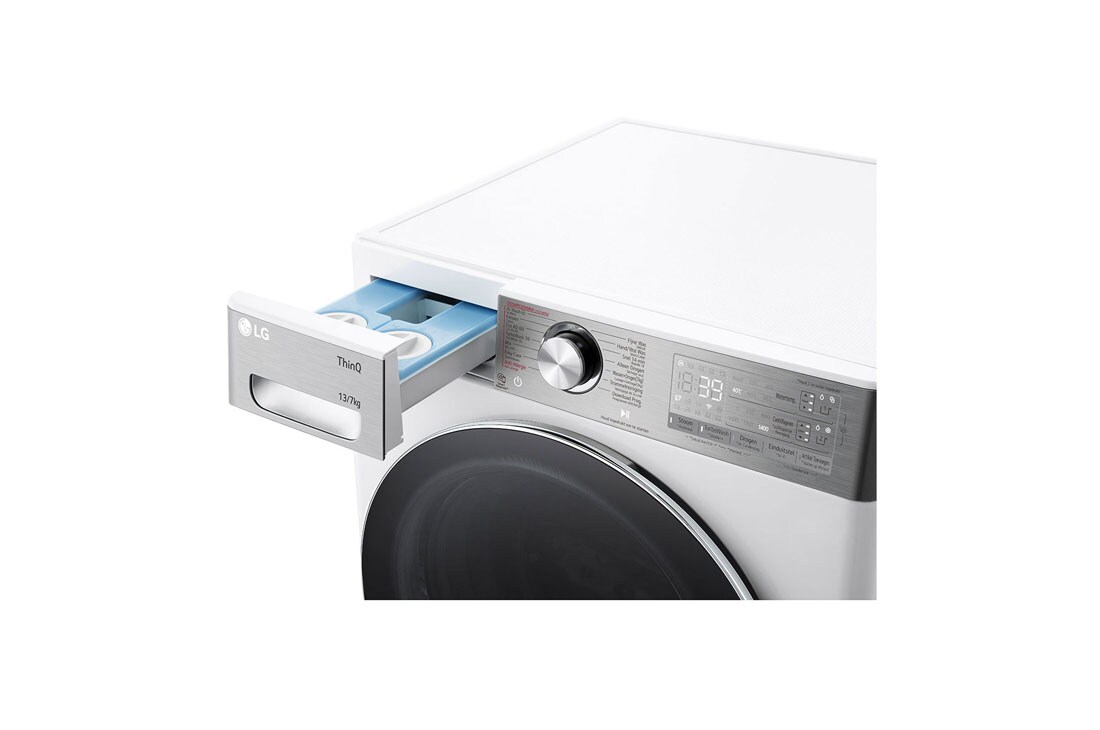 LG 13kg/7kg Wasdroogcombinatie Wit| AI DD™ | TurboWash™ | Steam+™, F4DR9537S2W