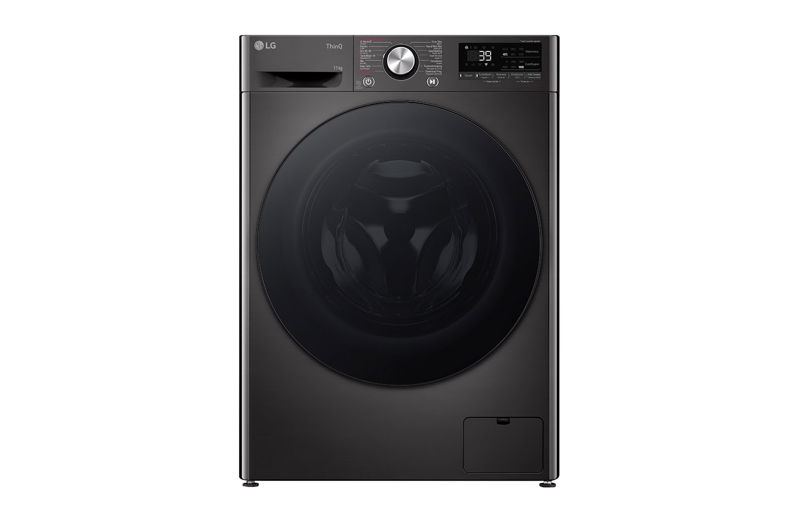 Voorkant van 11kg Wasmachine Antraciet | AI DD™ | TurboWash™ | Steam™ - F4WR7011SYB