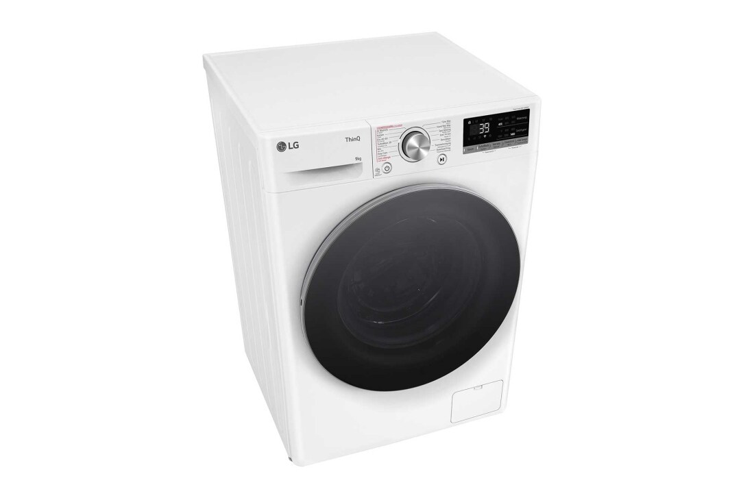 LG 9kg Wasmachine GC3R709S1 + 8kg Droger RH80V9AV4N Wit , GC3R709S1.RH9AV4N