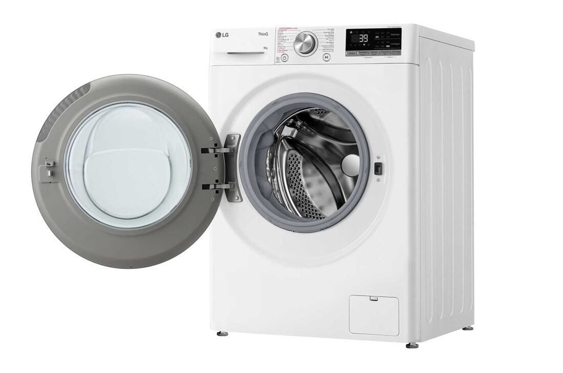 LG 9kg Wasmachine GC3R709S1 + 8kg Droger RH80V9AV4N Wit , GC3R709S1.RH9AV4N