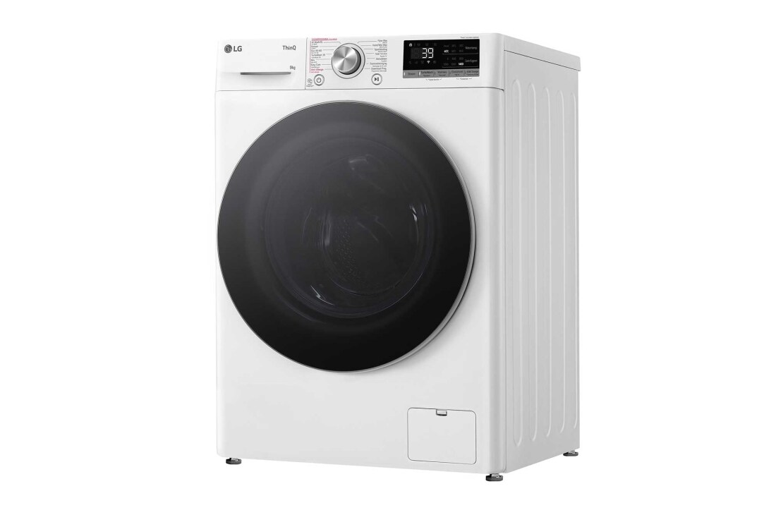 LG 9kg Wasmachine GC3R709S1 + 8kg Droger RH80V9AV4N Wit , GC3R709S1.RH9AV4N