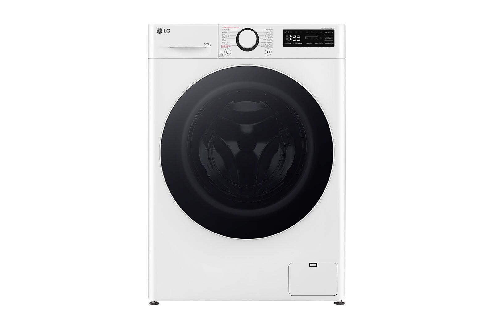 Voorkant van 9kg/6kg Wasdroogcombinatie Wit| AI DD™ | Steam+™ | A-10% - GD3R509S0