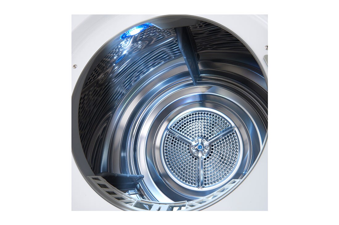 LG 8kg DUAL Inverter Warmtepomp Droger Wit | Auto Cleaning Condenser | Allergy Care™, RH80V9AV4N