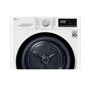 LG 8kg DUAL Inverter Warmtepomp Droger Wit | Auto Cleaning Condenser | Allergy Care™, RH80V9AV4N