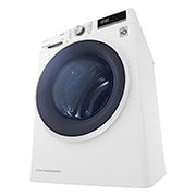 LG 9kg DUAL Inverter Warmtepomp Droger Wit | Eco Hybrid™ | Allergy Care™ | Auto Cleaning Condenser, RH90V5AV6N