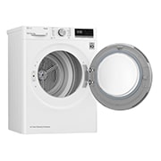 LG 9kg DUAL Inverter Warmtepomp Droger Wit | Eco Hybrid™ | Allergy Care™ | Auto Cleaning Condenser, RH90V5AV6N