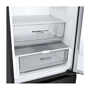 LG 344L Koelkast en vriezer Zwart | LinearCooling™ | DoorCooling+™ | Inverter Linear Compressor, GBV3100AEP