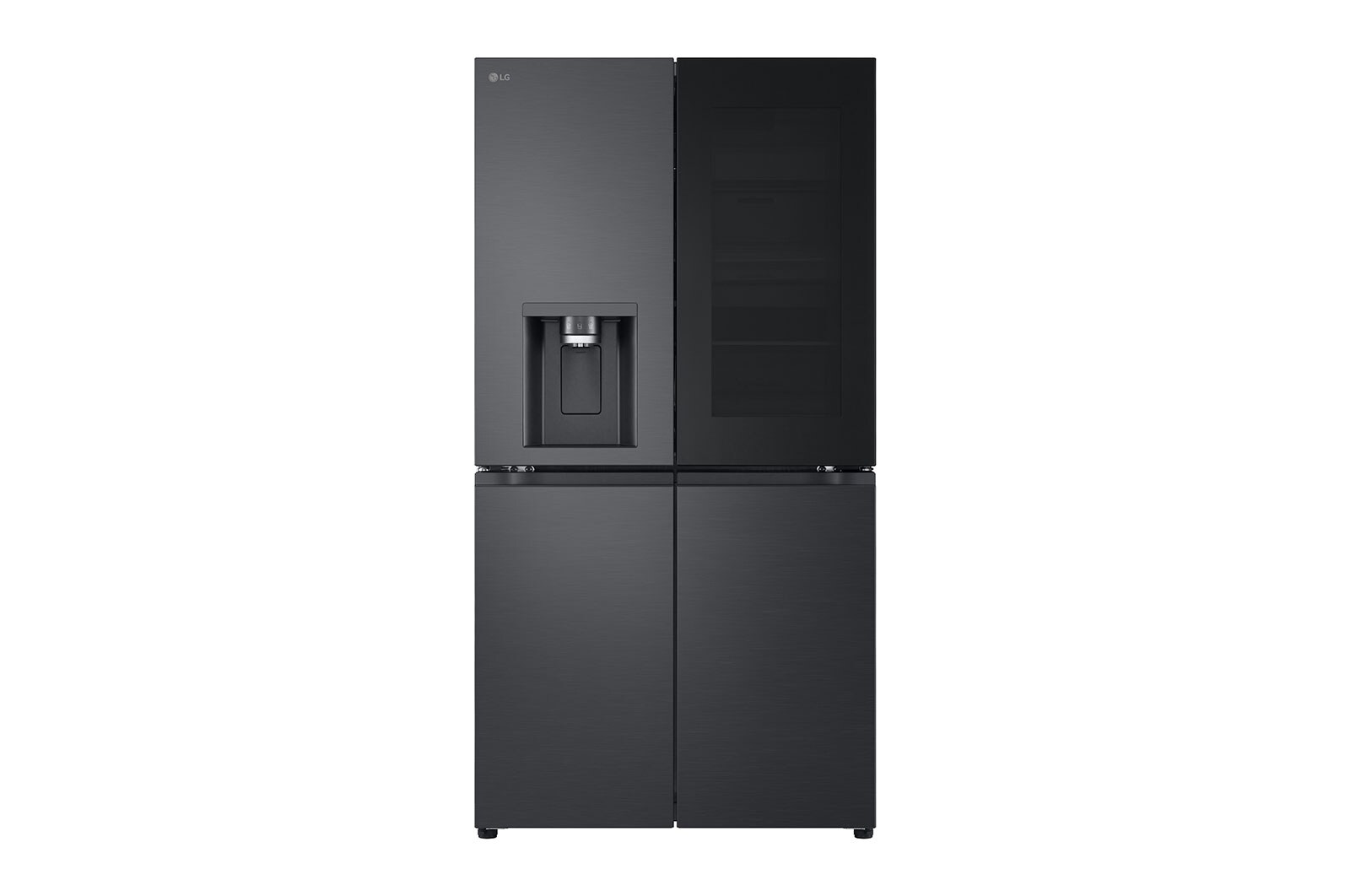 LG 638L Amerikaanse koelkast Zwart | InstaView™ | DoorCooling+™ | Craft Ice™, GMG960EVEE