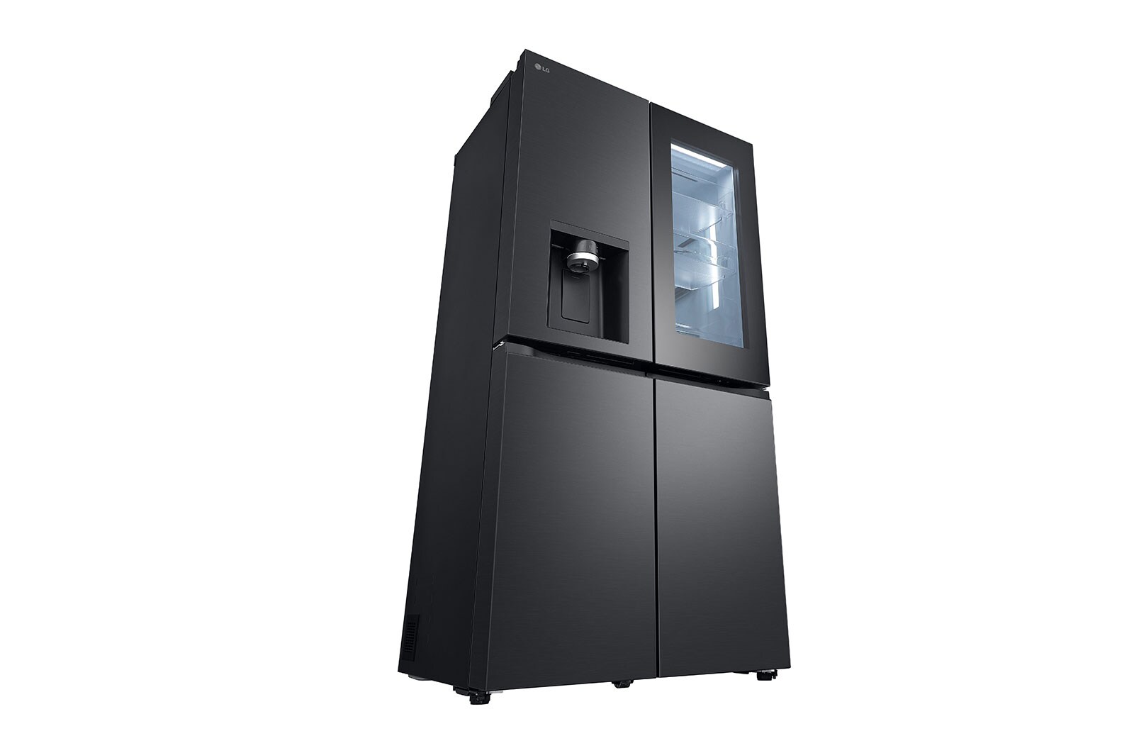 LG 638L Amerikaanse koelkast Zwart | InstaView™ | DoorCooling+™ | Craft Ice™, GMG960EVEE