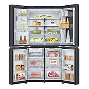 LG 638L Amerikaanse koelkast Zwart | InstaView™ | DoorCooling+™ | Craft Ice™, GMG960EVEE