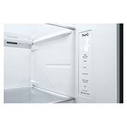 LG 628L Amerikaanse koelkast Zwart | InstaView™ | ThinQ™ | DoorCooling+™, GSGV80EPLD