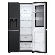 LG 628L Amerikaanse koelkast Zwart | InstaView™ | ThinQ™ | DoorCooling+™, GSGV80EPLD