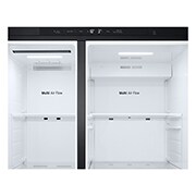 LG 641L Amerikaanse koelkast Zwart | ThinQ™ | Uvnano™ | FRESH Converter™, GSLC41EPPE