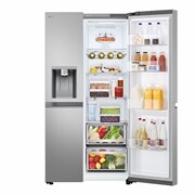 LG 628L Amerikaanse koelkast Zilver | ThinQ™ | Uvnano™ | FRESH Converter™, GSLE81PYBD