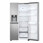 LG 628L Amerikaanse koelkast Zilver | ThinQ™ | Uvnano™ | FRESH Converter™, GSLE81PYBD