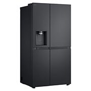 LG 628L Amerikaanse koelkast Zwart | ThinQ™ | Uvnano™ | FRESH Converter™, GSLE91EVAC