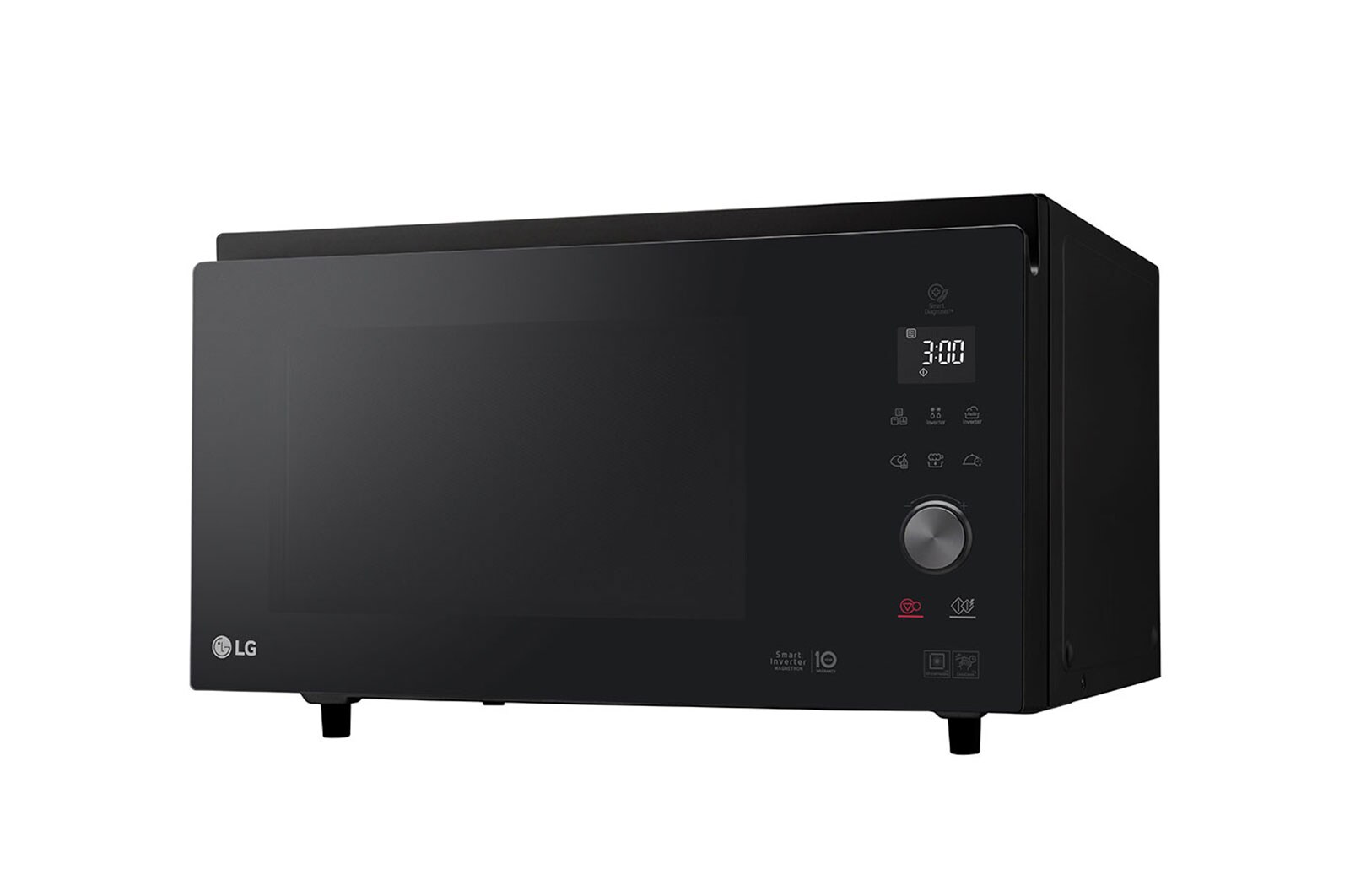 LG 39L Smart Inverter Magnetron Zwart | Infrared Heating™ | EasyClean™, MJ3965BIB
