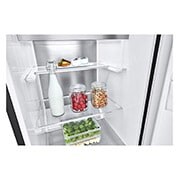 LG 386L Koelkast vrijstaand Antraciet | DoorCooling+™ | LinearCooling™ | FRESHBalancer™, GLM71MCCSF