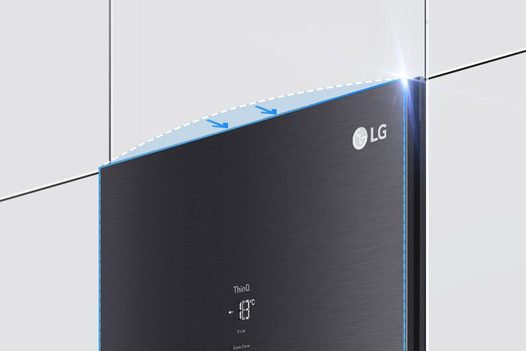 Feature card van 386 L koelkast AntracietLinearCooling™ DoorCooling™ Inverter Linear Compressor GLM71MCCSF