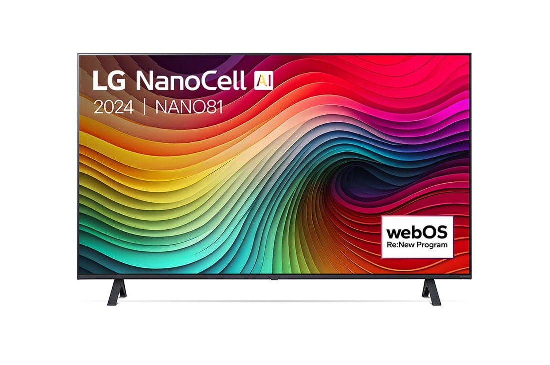 LG 43 Inch LG NanoCell AI NANO81 4K Smart TV 2024, 43NANO81T6A