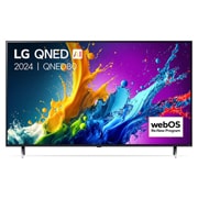 LG 43 Inch LG AI QNED80 4K Smart TV 2024, 43QNED80T6A