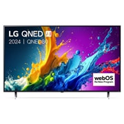 LG 75 Inch LG AI QNED80 4K Smart TV 2024, 75QNED80T6A