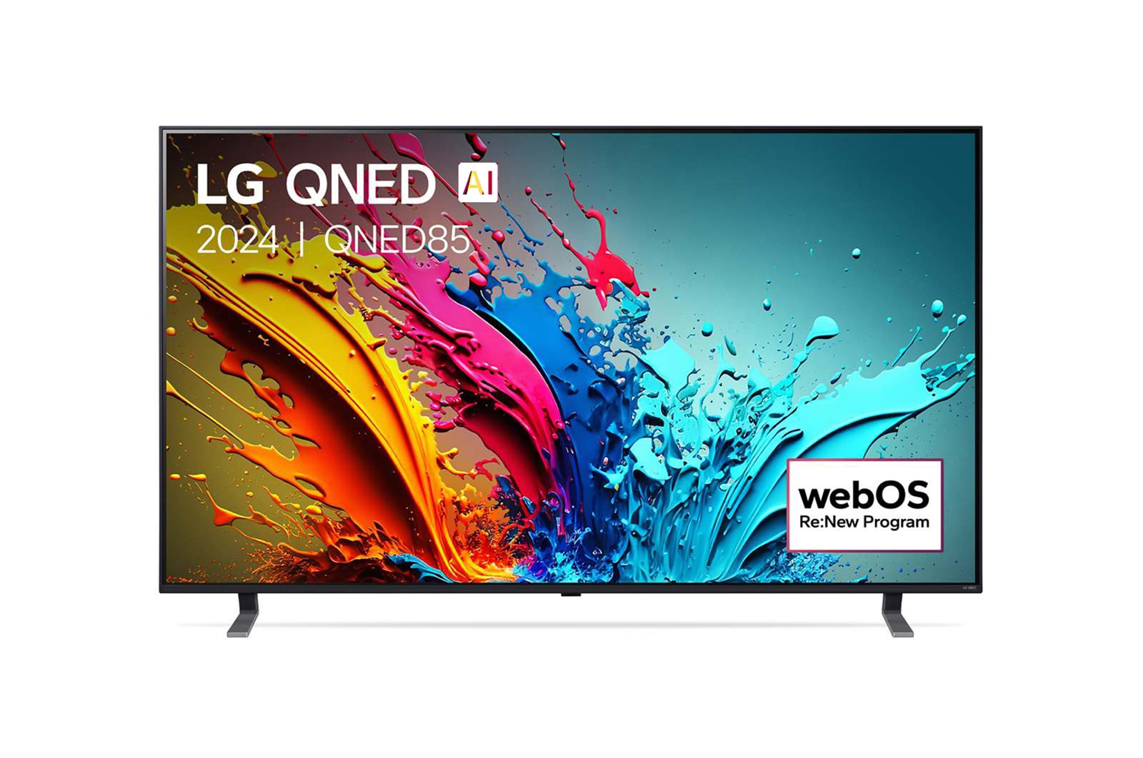 LG QNED85 AI 4K Smart TV 2024, 75 inch 75QNED85T6C met Alpha 8 AI-processor 4K en WebOS