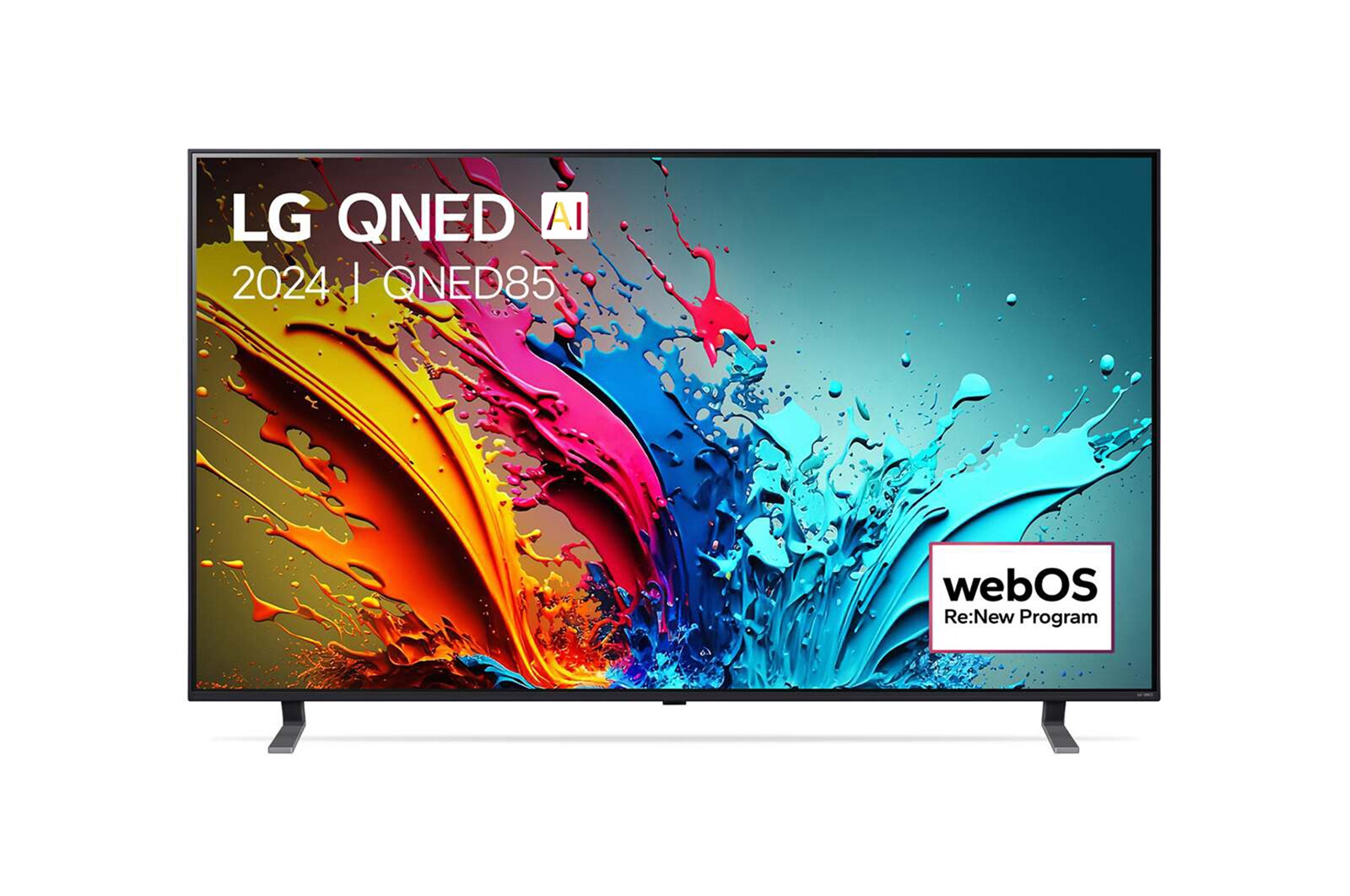 LG QNED85 AI 4K Smart TV 2024, 86 inch 86QNED85T6C met Alpha 8 AI-processor 4K en WebOS
