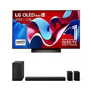 LG 48 Inch LG OLED evo AI C4 4K Smart TV 2024, OLED48C46LA