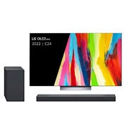 LG OLED evo C2 55 inch 4K Smart TV & DSC9S soundbar, OLED55C24LA.DSC9S