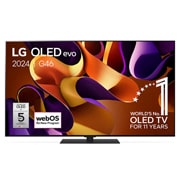 LG 55 Inch LG OLED evo G4 4K Smart TV 2024, OLED55G46LS