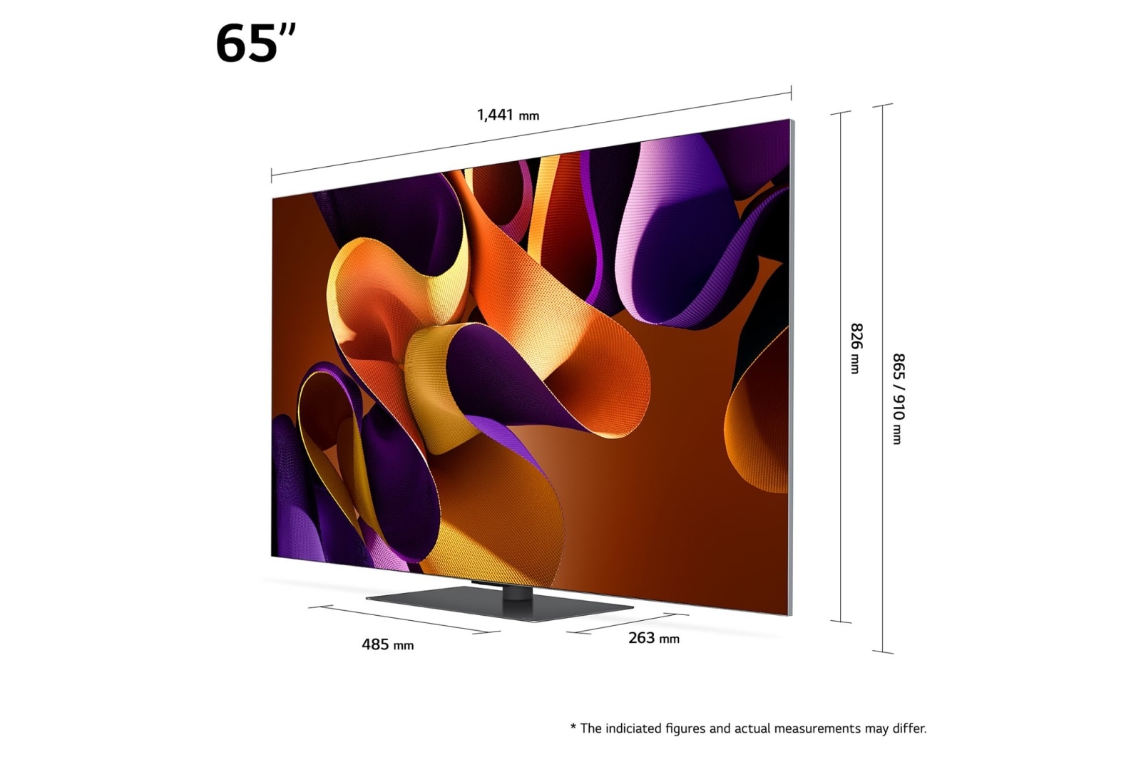 LG 65 Inch LG OLED evo AI G4 4K Smart TV 2024, OLED65G46LS