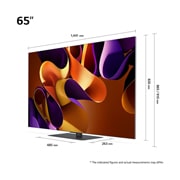 LG 65 Inch LG OLED evo AI G4 4K Smart TV 2024, OLED65G46LS