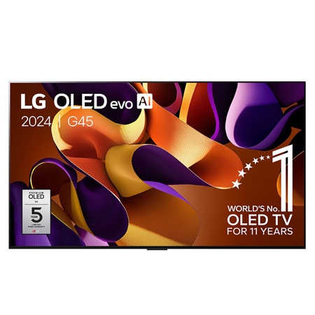 LG OLED evo G4 AI 4K Smart TV 2024, 77 inch OLED77G45LW met Alpha 11 AI-processor 4K en WebOS