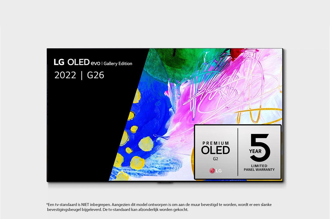 LG 83" G2 OLED evo Gallery Edition, OLED83G26LA