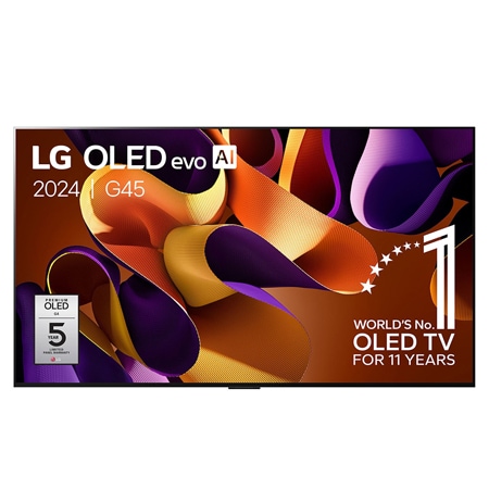 LG OLED evo G4 AI 4K Smart TV 2024, 83 inch OLED83G45LW met Alpha 11 AI-processor 4K en WebOS