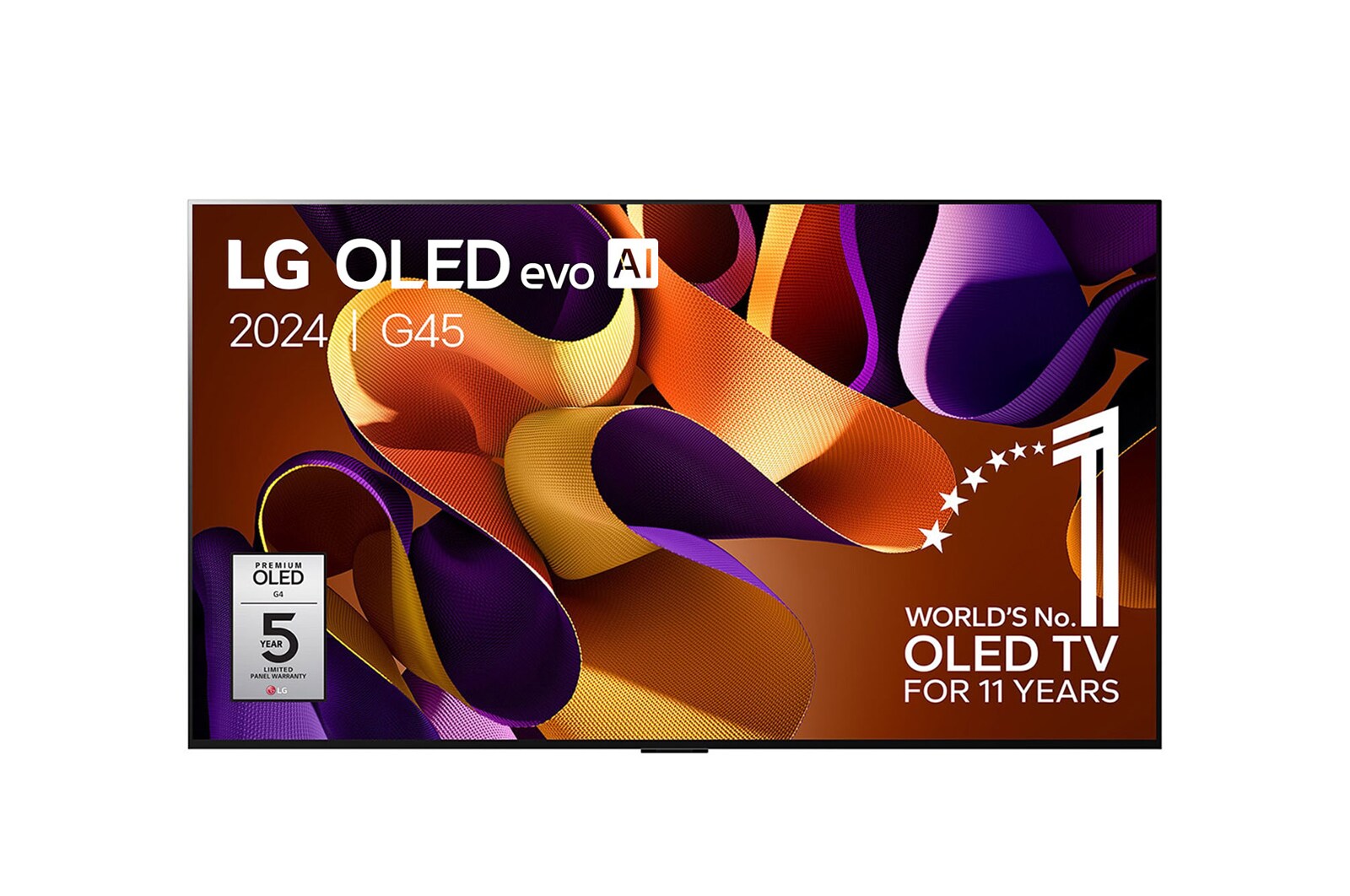 LG 83 Inch LG OLED evo AI G4 4K Smart TV 2024, OLED83G45LW