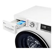 LG TurboWash™ 39 - Perfect schoon in 39 minuten | Slimme AI DD™ motor herkent je kleding | A | 10.5 kg | Minder strijken door stoom, F6WV910P2E