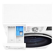 LG TurboWash™ 39 - Perfect schoon in 39 minuten | Slimme AI DD™ motor herkent je kleding | A | 10.5 kg | Minder strijken door stoom, F6WV910P2E