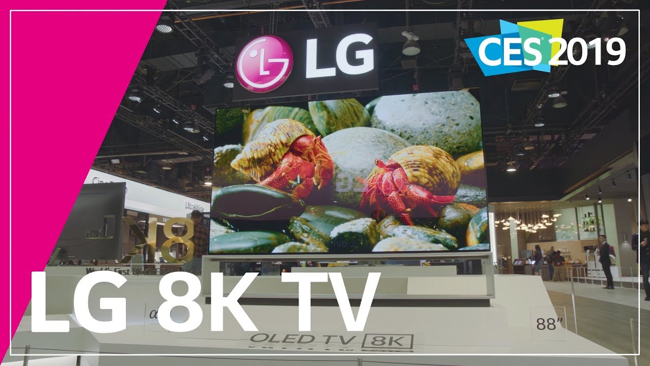 LG at CES 2019-LG OLED 8K TV