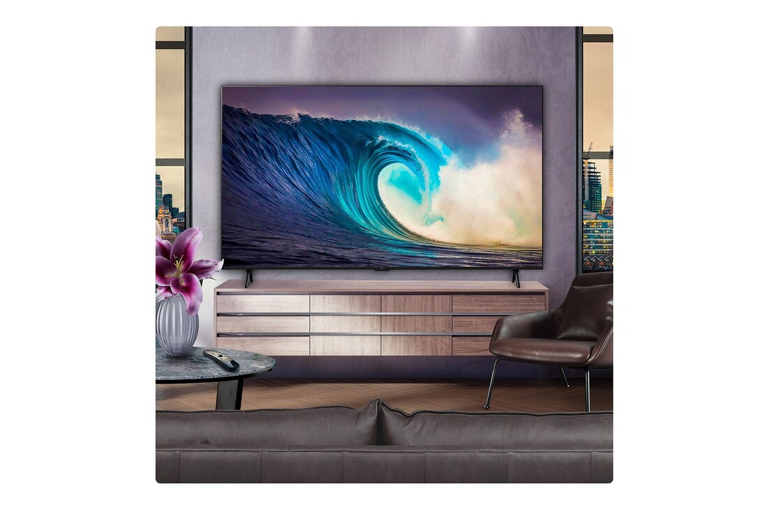 LG 98 Inch LG UHD AI UT90 4K Smart TV 2024 & DSG10TY 3.1 kanaal , 98UT91006LA.DSG10TY