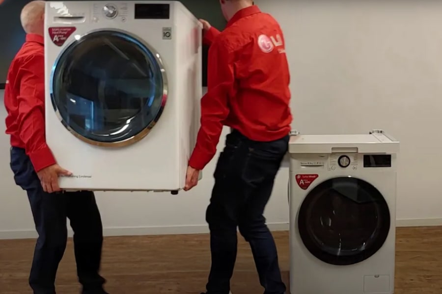 [LG Washing Machine] - How to stack an LG Dryer on an LG Washer with a Stacking Plate
