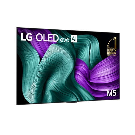 LG 77 Inch LG OLED evo AI M5 4K Smart TV with True Wireless Video & Audio Transfer, OLED77M56LA