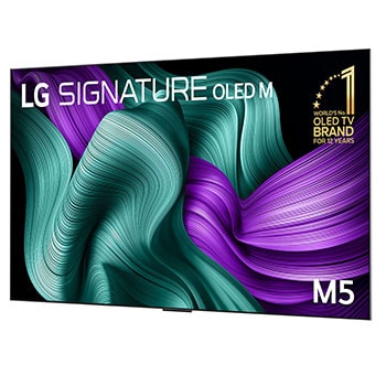 LG 97 Inch LG SIGNATURE OLED M5 4K Smart TV with Wireless Video & Audio Transfer, OLED97M56LA