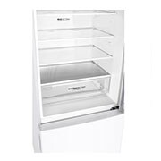LG 420L Bottom Mount Fridge - White Finish, GB-455WL